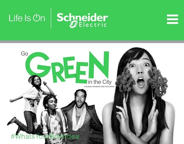 Schneider Electric lança nova edição do Go Green in the City | Concurso global para estudantes universitários