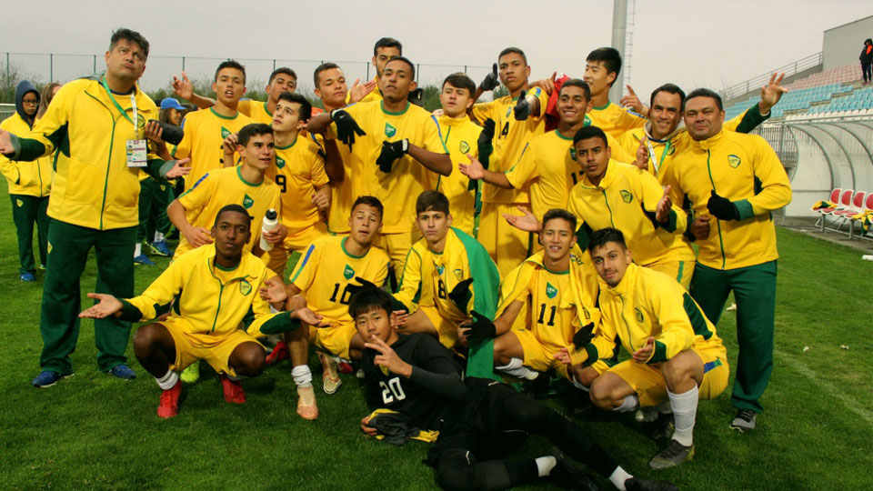 Colégio Amorim de São Paulo representa Brasil no mundial estudantil de futebol na Sérvia e conquista Titulo inédito para o nosso país