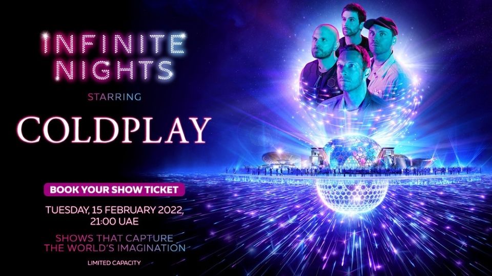 Com transmissão global, Coldplay fará show inédito na Expo 2020 Dubai na próxima semana